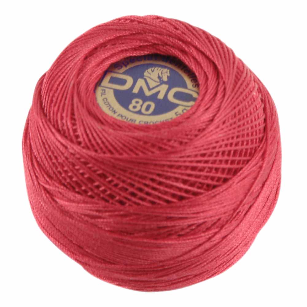 DMC 19 Mercerised Cotton Tatting Thread, 90 m, Colour 666