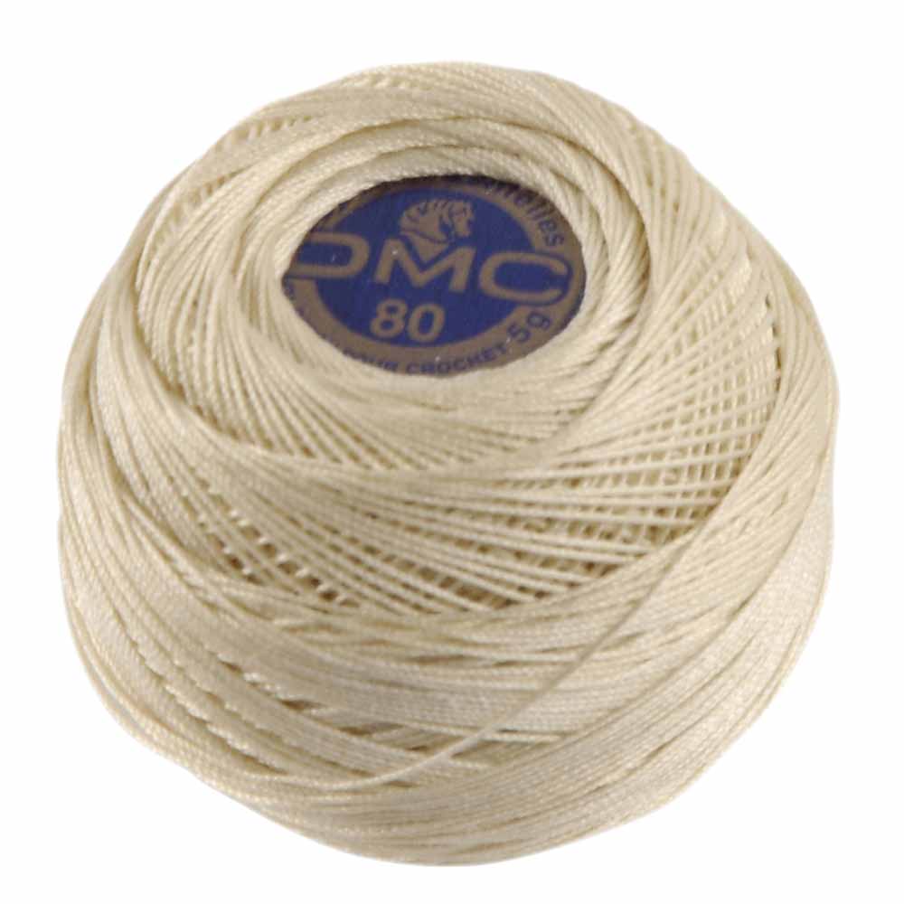 DMC Fil À Dentelle tatting thread, Ecru, 90 m