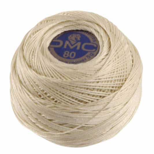 DMC Fil À Dentelle tatting thread, Ecru, 90 m