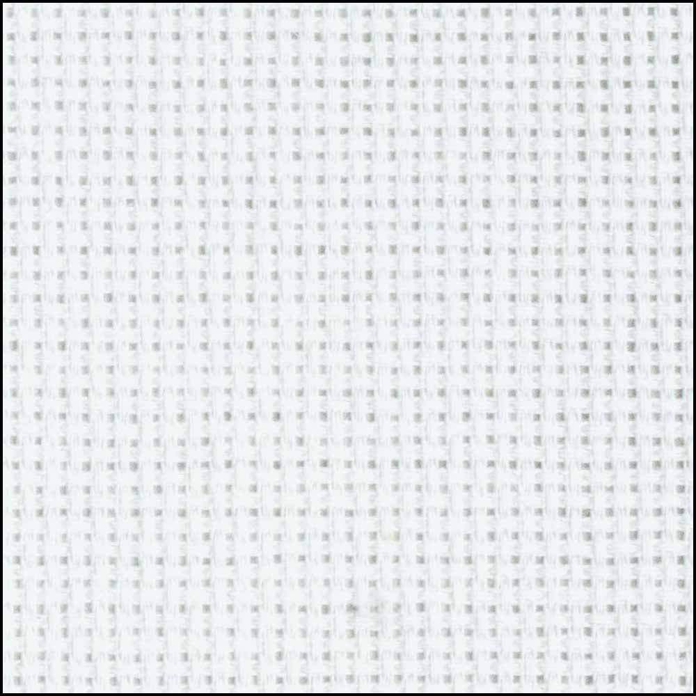 DMC CHARLES CRAFT Gold Standard Aida Cloth 18 Ct 38 x 45.7 cm White