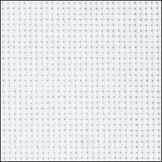 DMC CHARLES CRAFT Gold Standard Aida Cloth 18 Ct 38 x 45.7 cm White