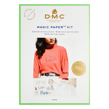 DMC French Collection Embroidery Magic Paper Kit