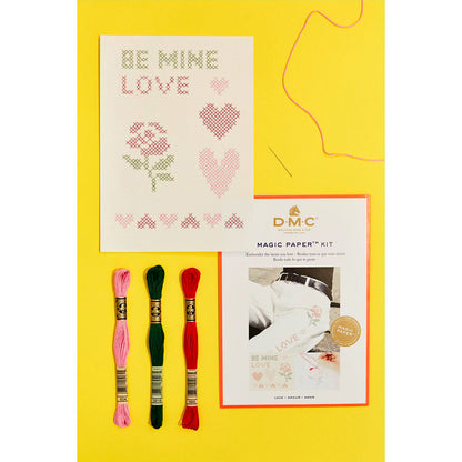 DMC Love Collection Cross Stitch Magic Paper Kit