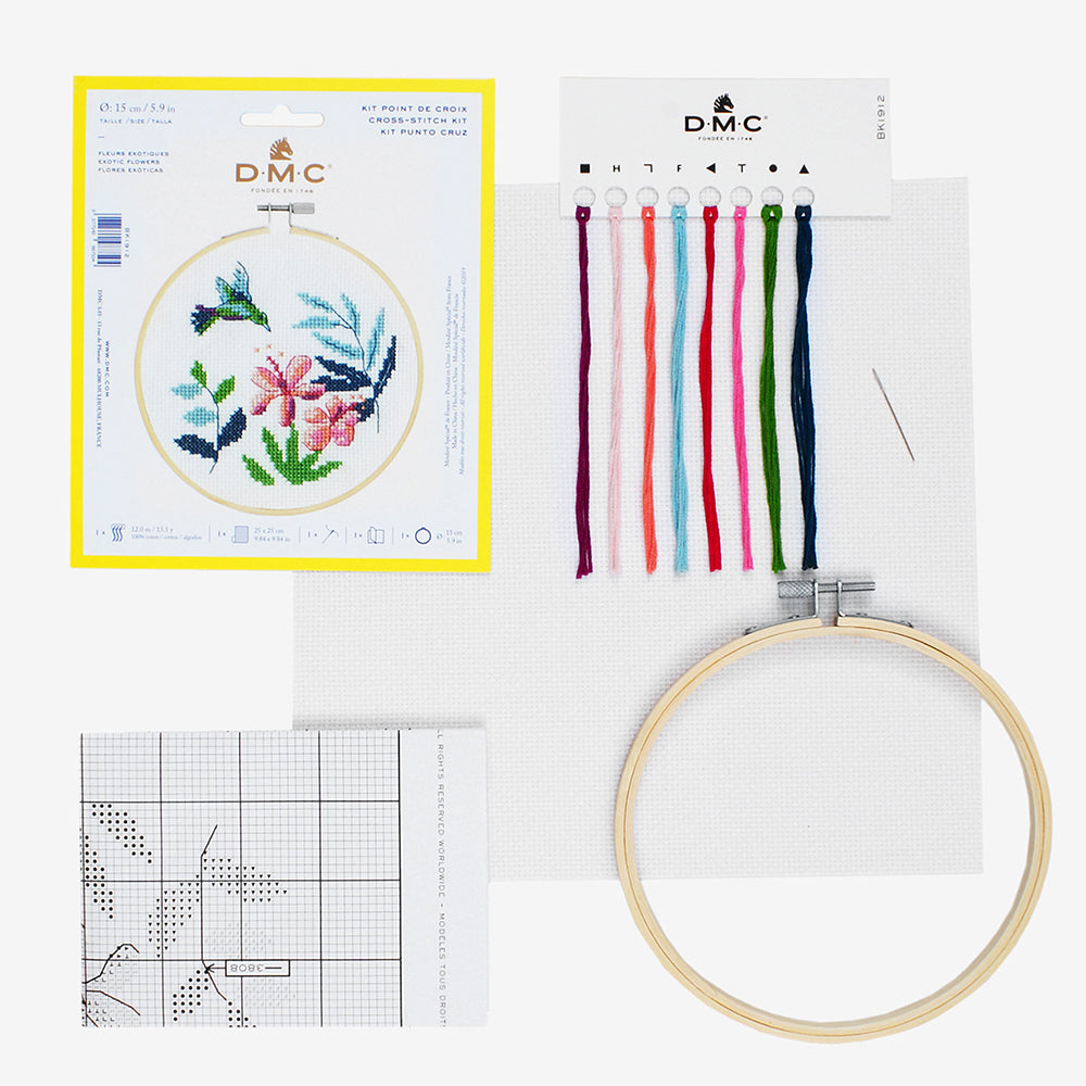 DMC Stitch Kit XS Japanese Flowers
