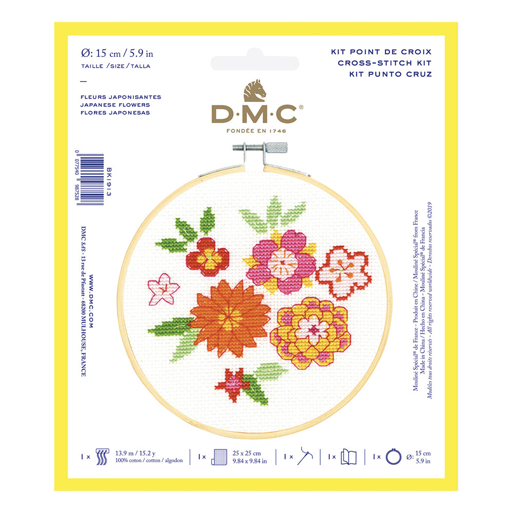 DMC Stitch Kit XS Japanese Flowers