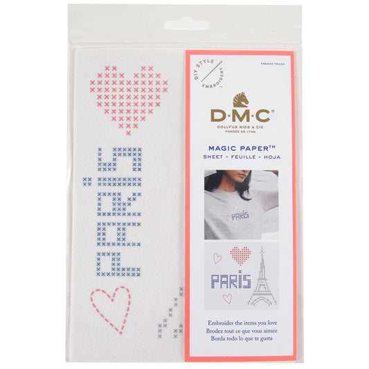 DMC French Touch Collection Cross Stitch Magic Paper Transfer Sheet