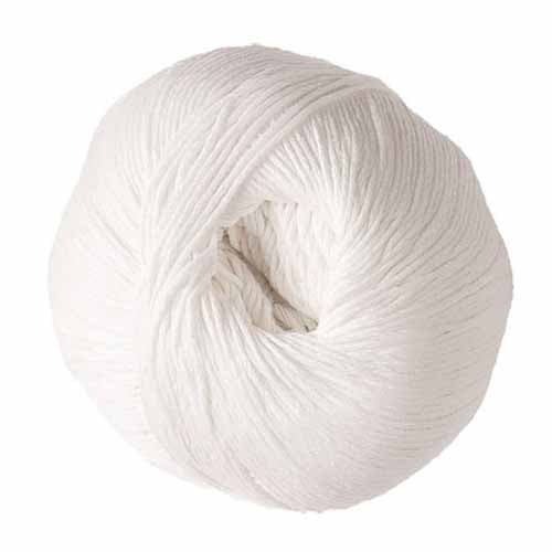 DMC Natura Just Cotton Fine Yarn, 50 g / 155 m, White