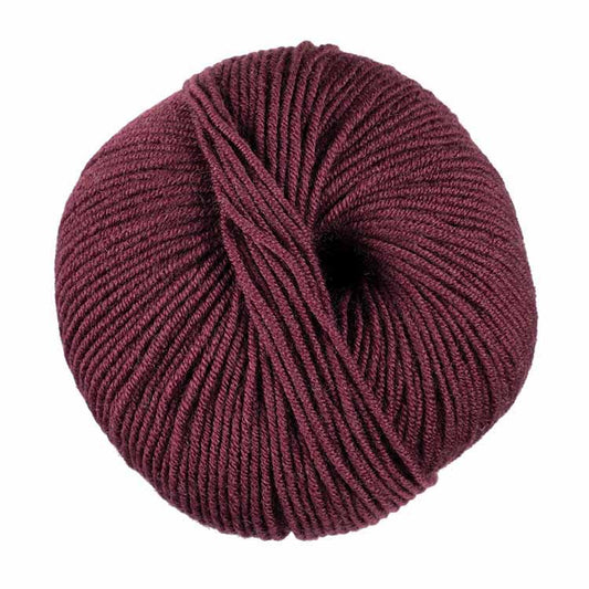 DMC Woolly Superwash Merino Yarn 50 g / 125 m Burgandy