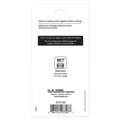KLASSE Nickel Plated Steel Safety Pins 46 mm Size 3 30 Pack