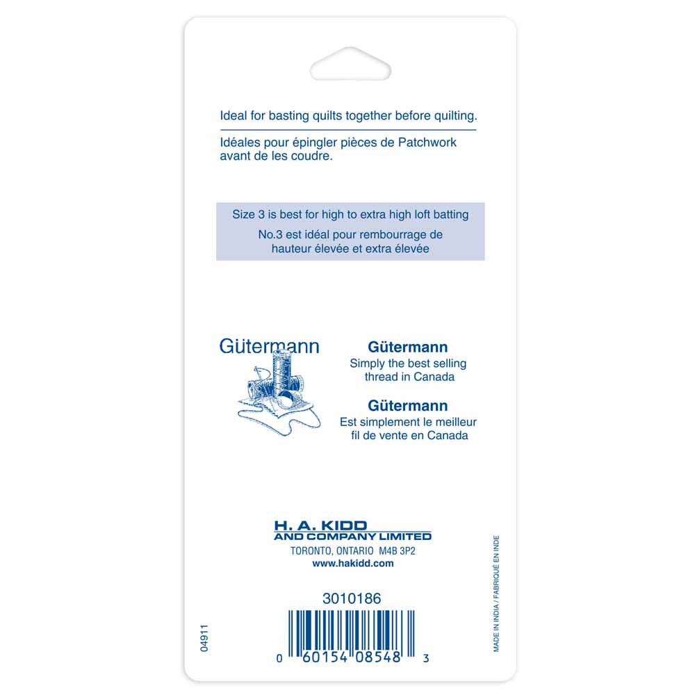 KLASSE Safety Pins 50 mm Size 3 40 Pack
