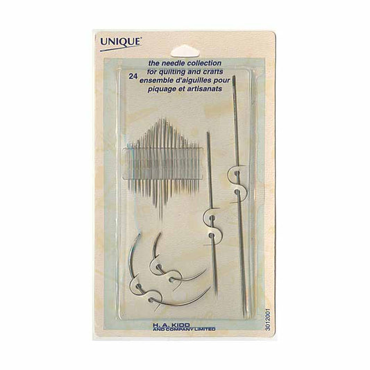 UNIQUE SEWING Craft Needle Collection — 24 Assorted Needles