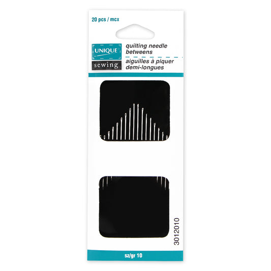 UNIQUE SEWING Quilting Needles – Size 10 – 20 pcs