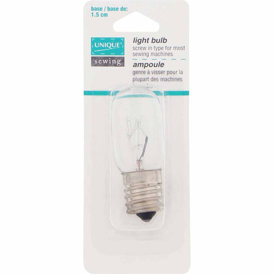 UNIQUE SEWING Sewing Machine Light Bulb – 1.5 cm Screw‑In Base