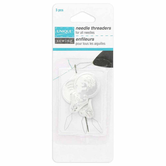 UNIQUE SEWING Needle Threaders — 3 Piece Assortment
