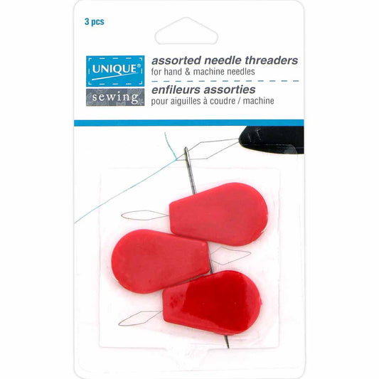 UNIQUE SEWING Plastic Threaders – 3 pcs