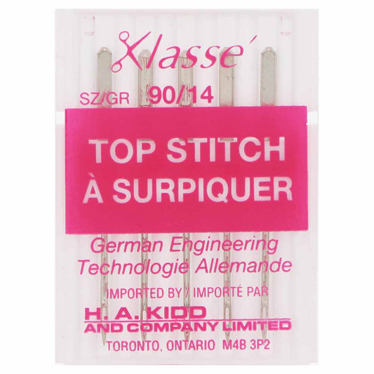 KLASSE Topstitch Needle Cassette Size 90/14 5-Count