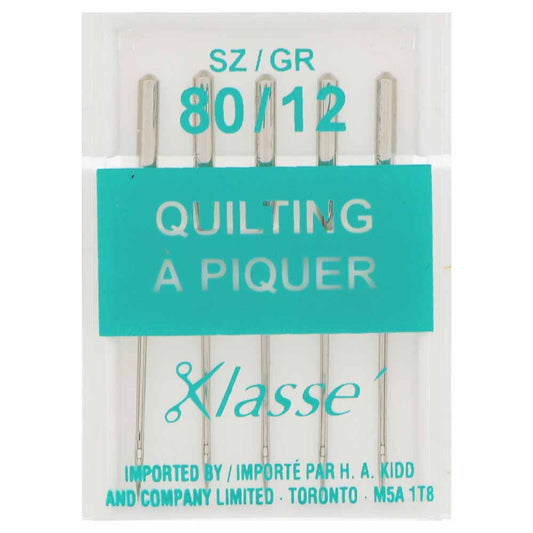 KLASSE Quilting Needle Cassette Size 80/12 5-Count