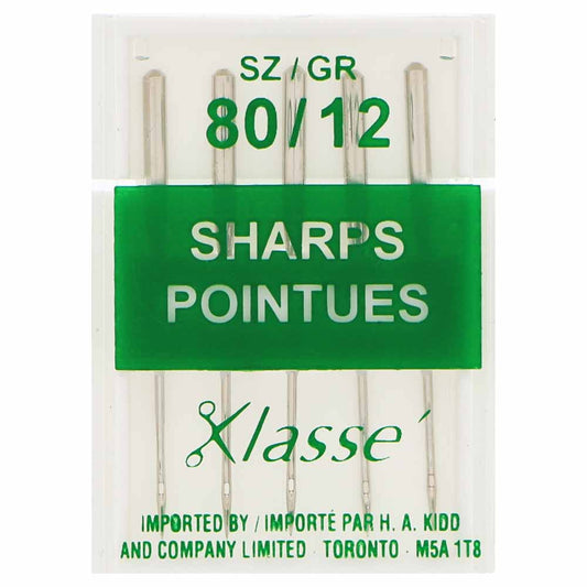 KLASSE Sharps Needle Cassette Size 80/12 5-Count