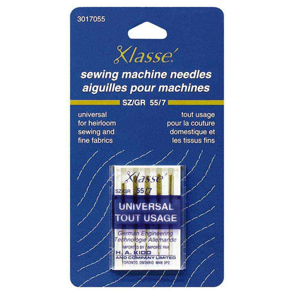 KLASSE Universal Sewing Machine Needles Universal 55/7 5-Pack