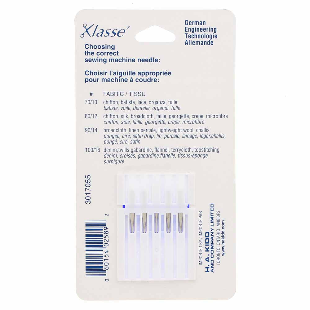 KLASSE Universal Sewing Machine Needles Universal 55/7 5-Pack