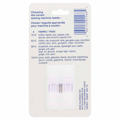 KLASSE Twin Machine Needle 80/12 2.0mm 1 Pack