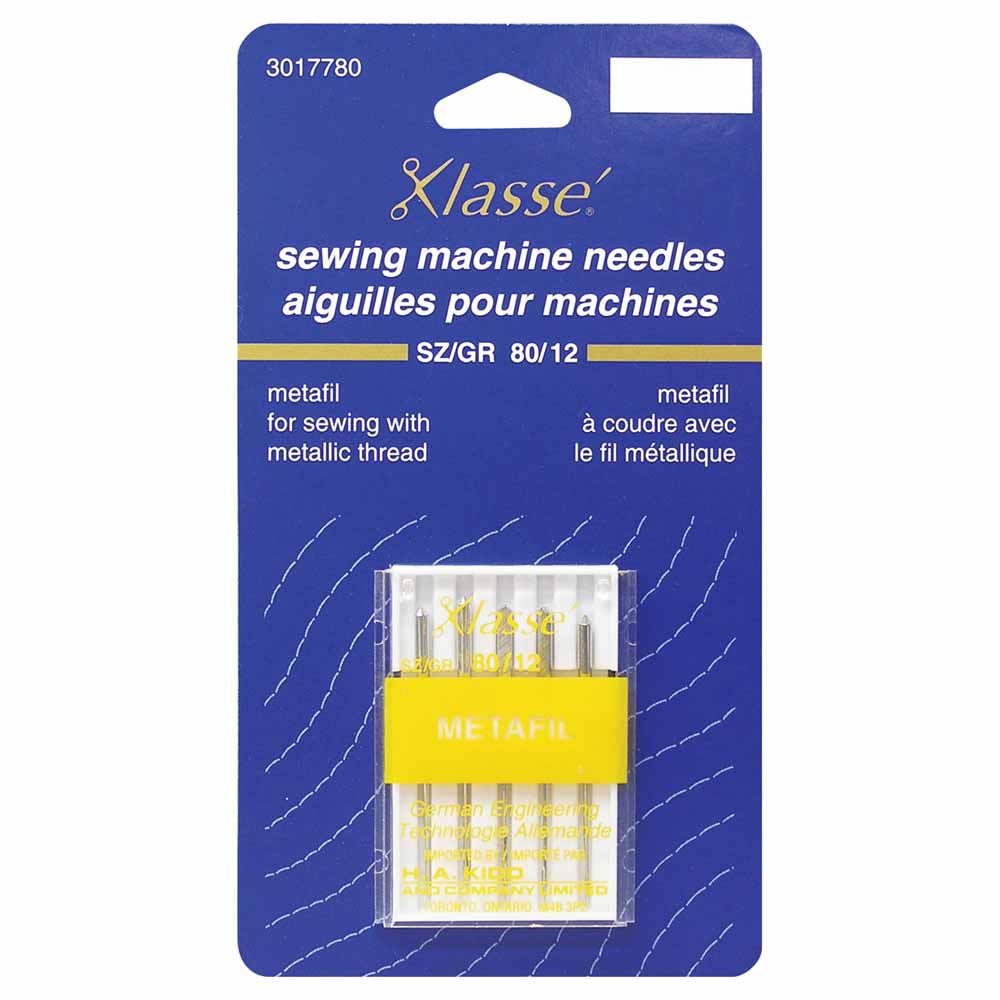 KLASSE Machine Needles Metallic (metafil) 80/12