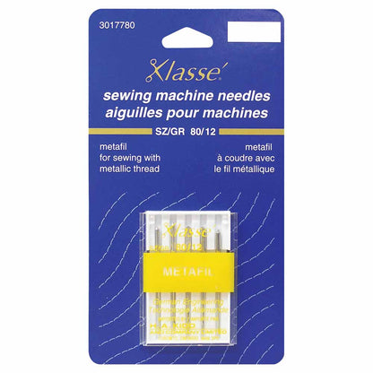KLASSE Machine Needles Metallic (metafil) 80/12
