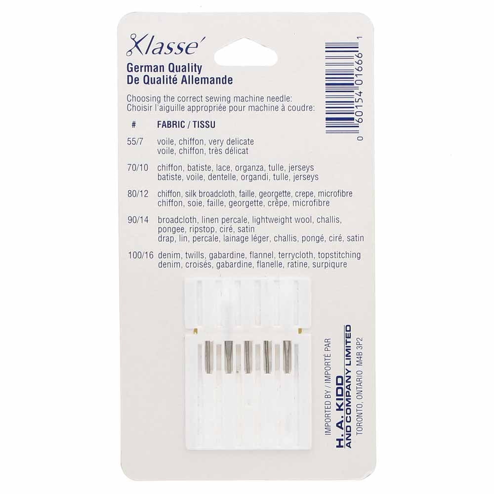 KLASSE Machine Needles Embroidery 80/12
