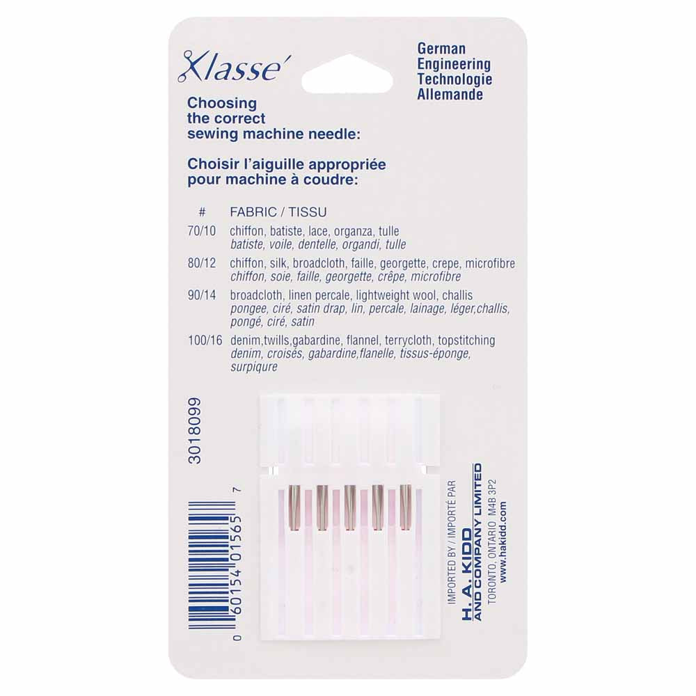 KLASSE Machine Needles Stretch Assorted
