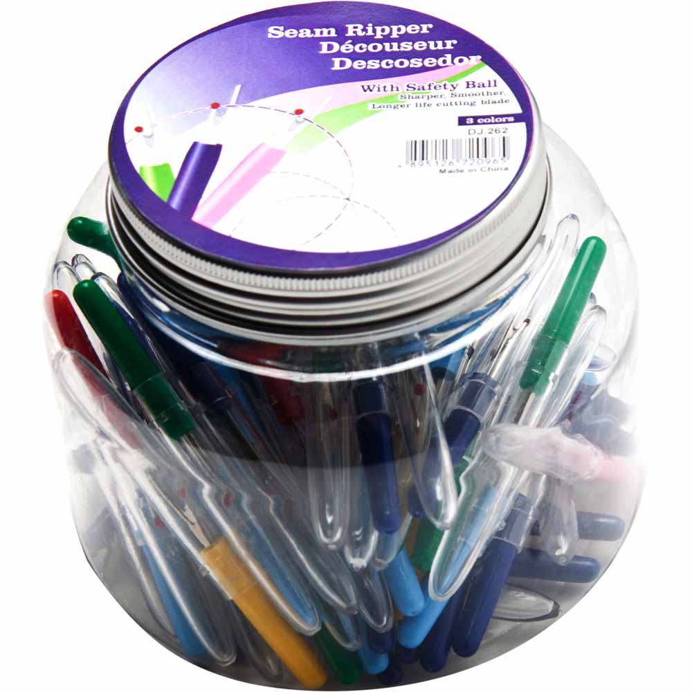 SEW TASTY Small Seam Ripper Safety Ball Counter Display