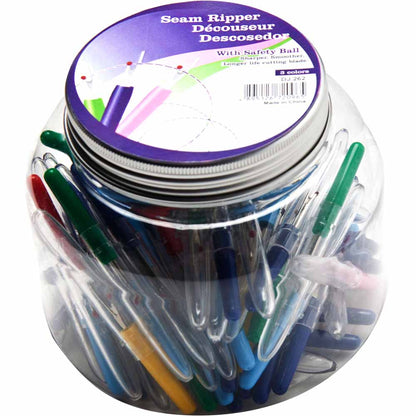 SEW TASTY Small Seam Ripper Safety Ball Counter Display