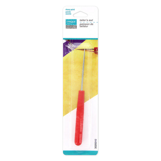 UNIQUE SEWING Tailor’s Awl – Red Handle