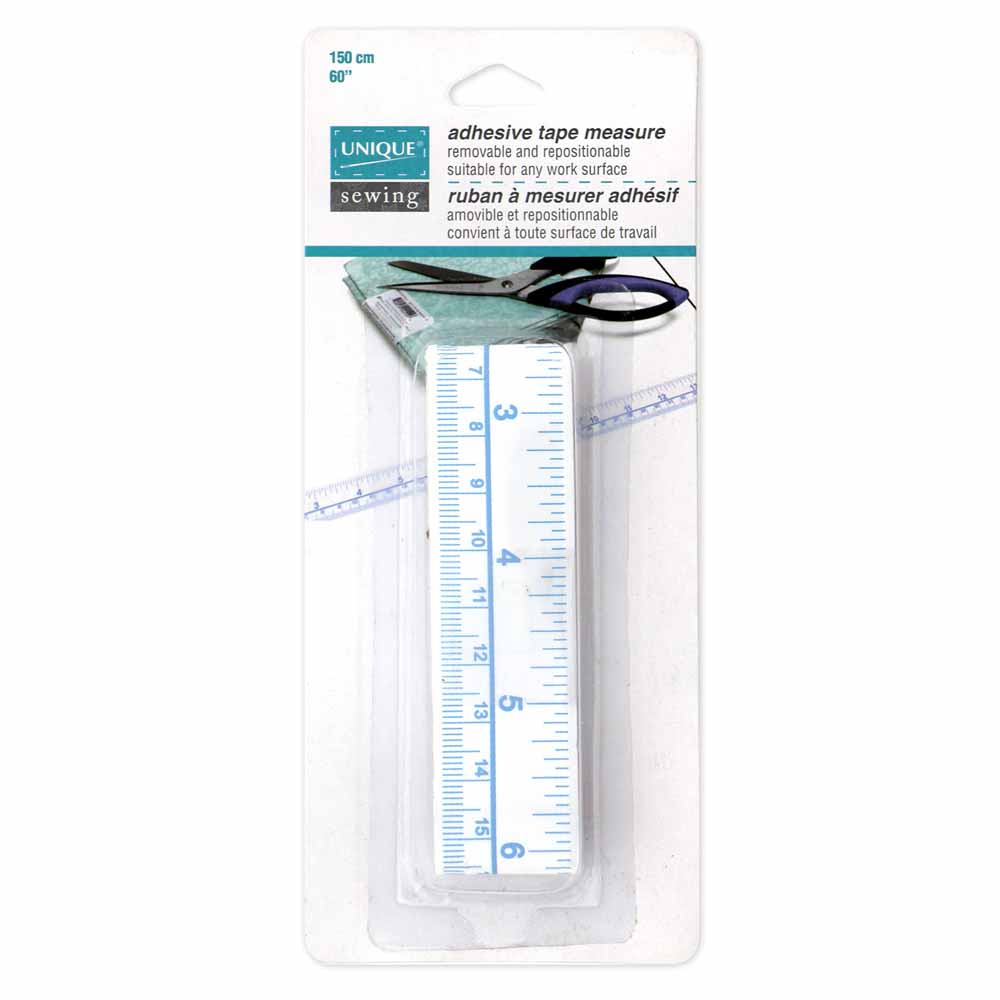 UNIQUE SEWING Adhesive Tape Measure – 150 cm (60")