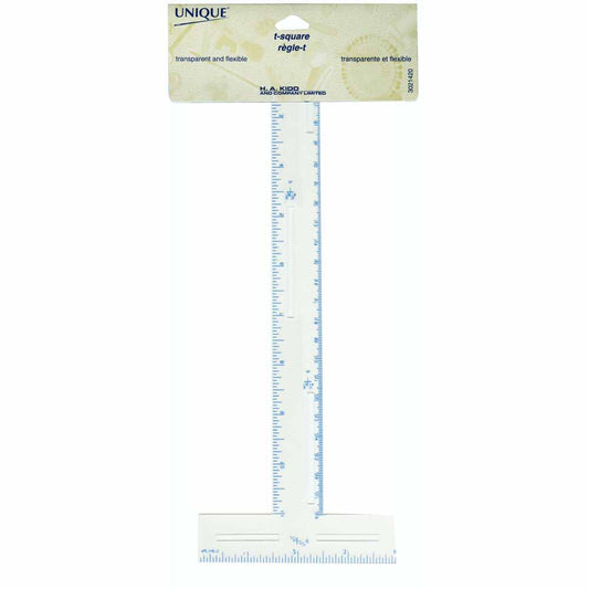 UNIQUE T-Square Transparent Flexible 11In