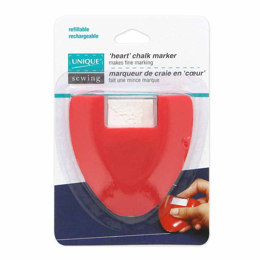 UNIQUE SEWING Heart Chalk Marker – White