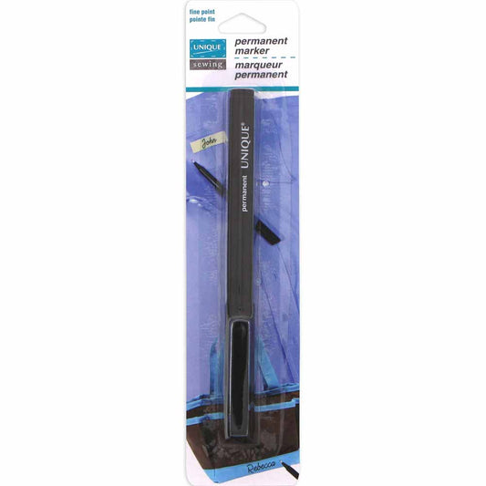 UNIQUE SEWING Permanent Marker — Fine Tip, Black