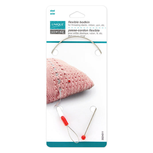 UNIQUE Flexible Bodkin – Threader for Elastic, Ribbon & Cord