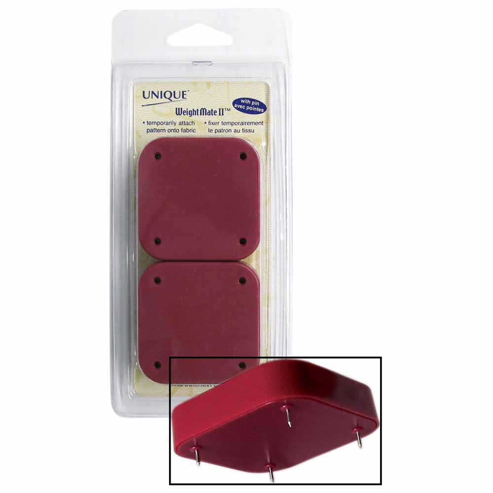 UNIQUE SEWING Weight Mate II with Pins — Fabric Weights, 2 pcs