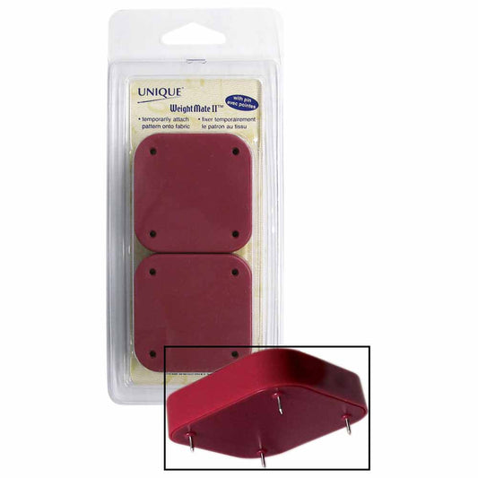 UNIQUE SEWING Weight Mate II with Pins — Fabric Weights, 2 pcs