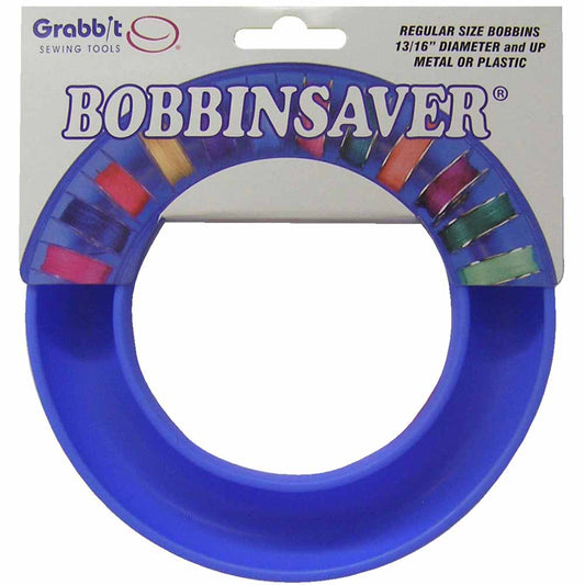 GRABBIT BobbinSaver Classic Bobbin Holder Holds 20+ Bobbins Blue