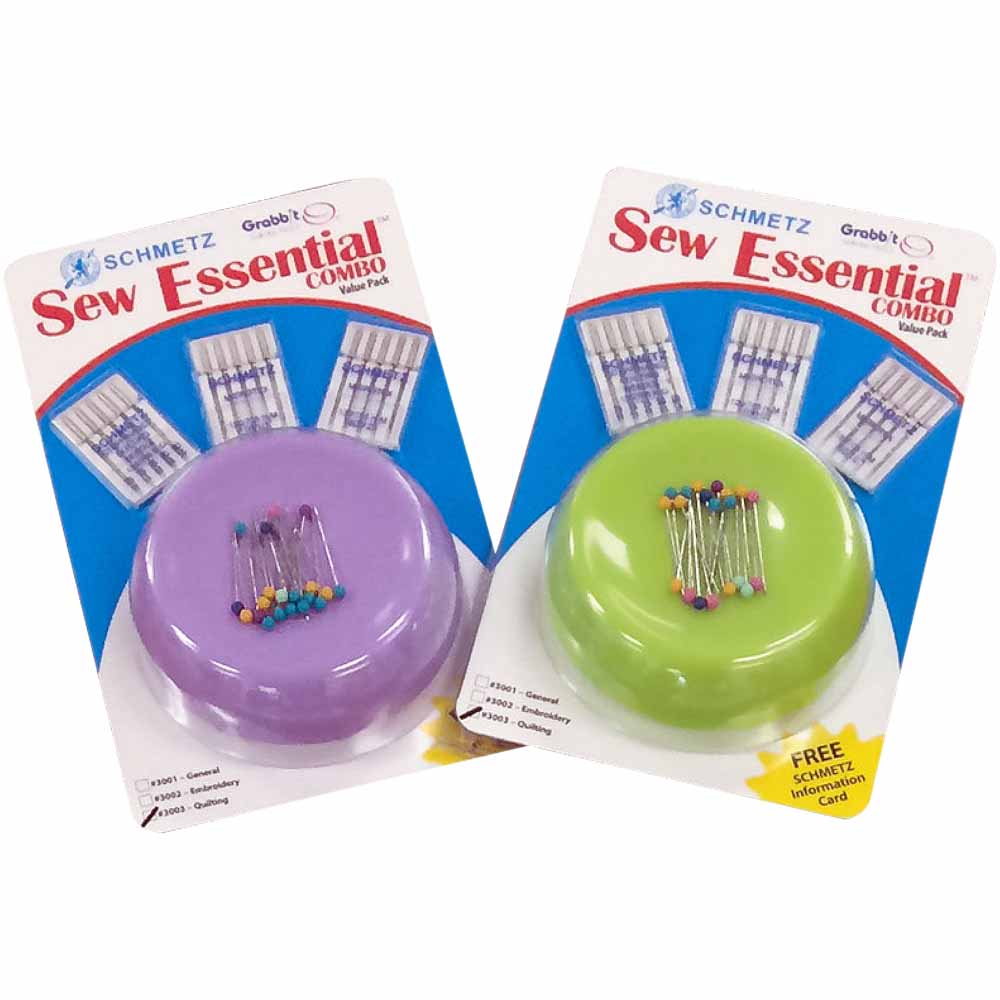 GRABBIT Combo Pack With SCHMETZ Needle Assortment For General Sewing