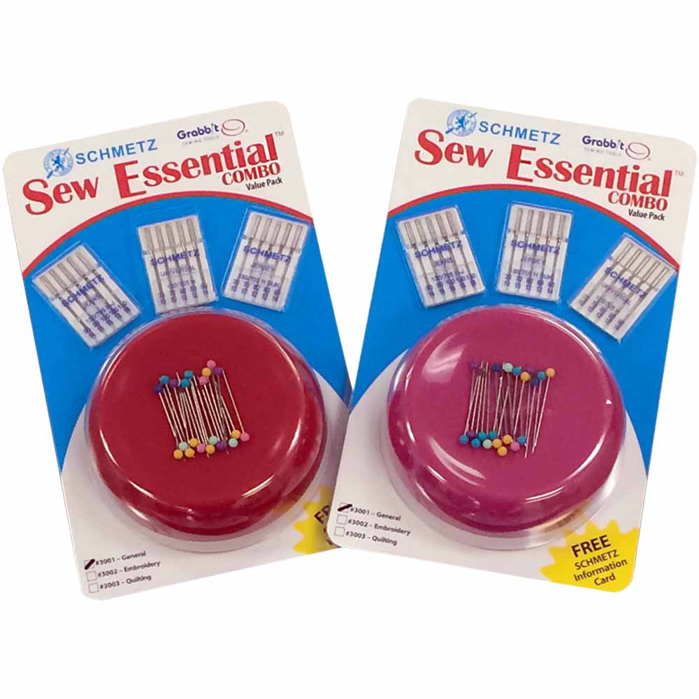 GRABBIT Combo Pack With SCHMETZ Quilting Needles And Magnetic Pincushion