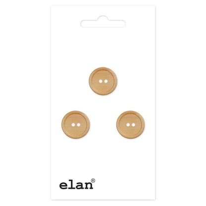 ELAN 2-Hole Button 14 mm (1/2 in) 3 Count