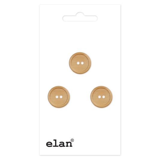 ELAN 2-Hole Button 14 mm (1/2 in) 3 Count