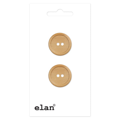 ELAN 2-Hole Button 22 mm (7/8 in) 2 Count