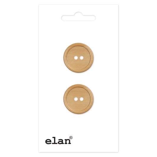 ELAN 2-Hole Button 22 mm (7/8 in) 2 Count