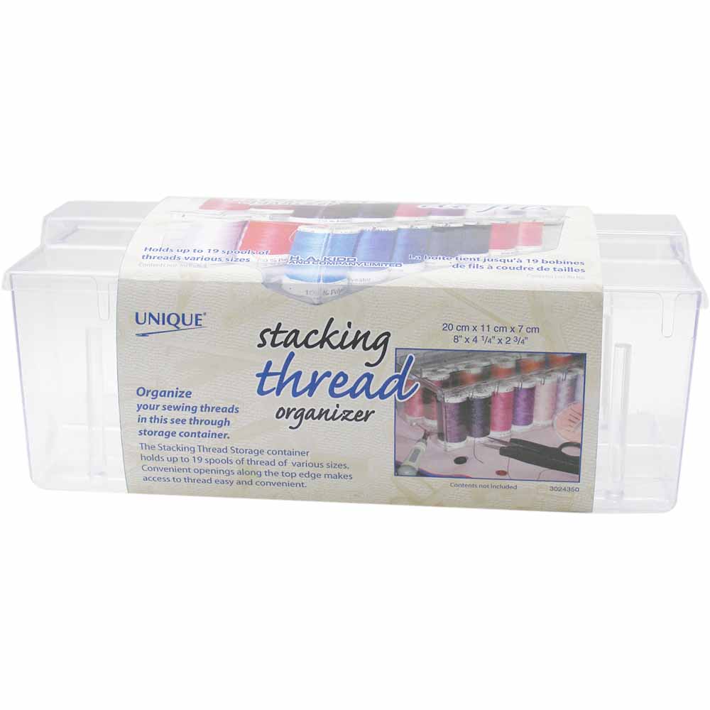 UNIQUE Stacking Thread Organizer – Holds 19 Spools