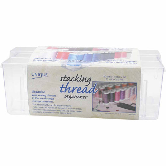 UNIQUE Stacking Thread Organizer – Holds 19 Spools