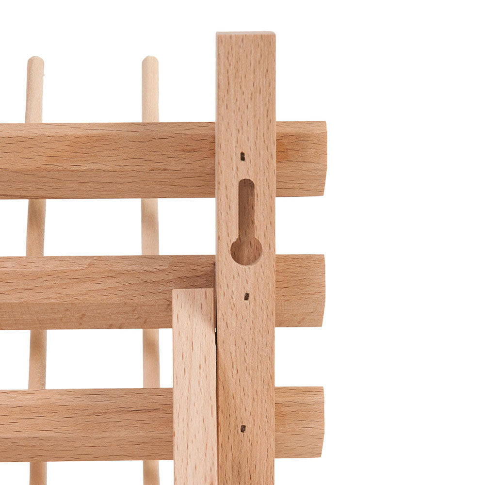 MILWARD Wooden Thread Stand Beech Wood Holds 25 Spools