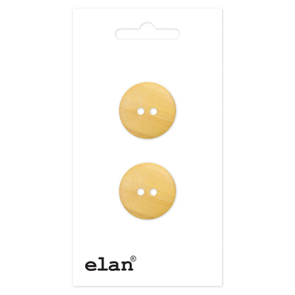 ELAN 2 Hole Button 22 mm (7/8 in), 2 Count